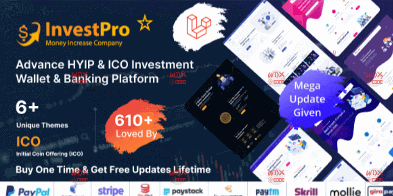 InvestPro - HYIP & ICO Online Investment Wallet