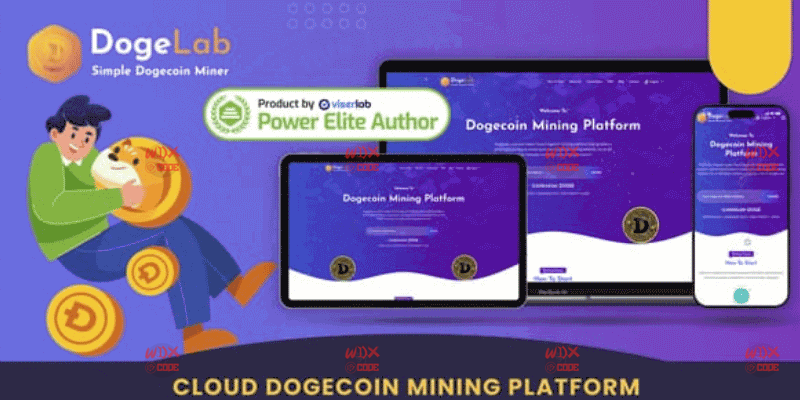Cloud DogeCoin Mining Script PHP Source Code