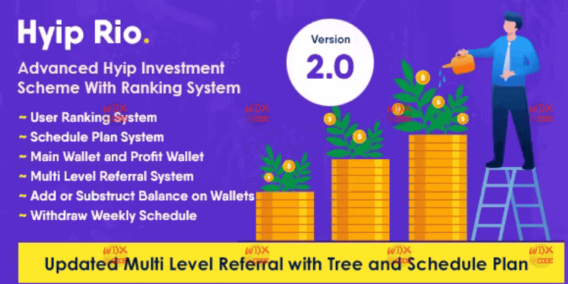 Hyip Rio - Advanced Hyip Investment Scheme With Ranking System