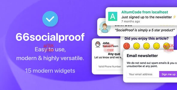 66socialproof - Social Proof & FOMO
