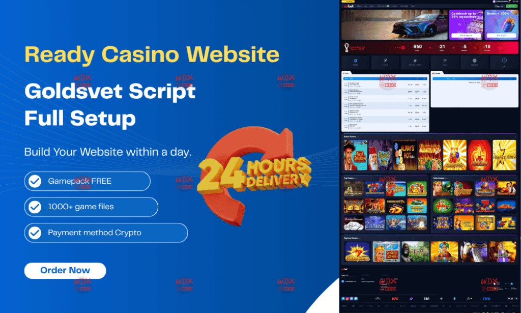 Goldsvet Pro sports - 1win.pro Clone Script