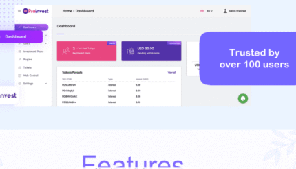 ProInvest - CryptoCurrency Online Investment Platform