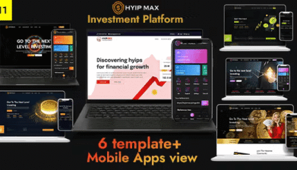 HYIP MAX Professional Investment Website Script