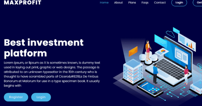 Max Profit Online Investment Platform