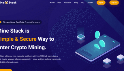 MineStack - A Cloud Mining Platform