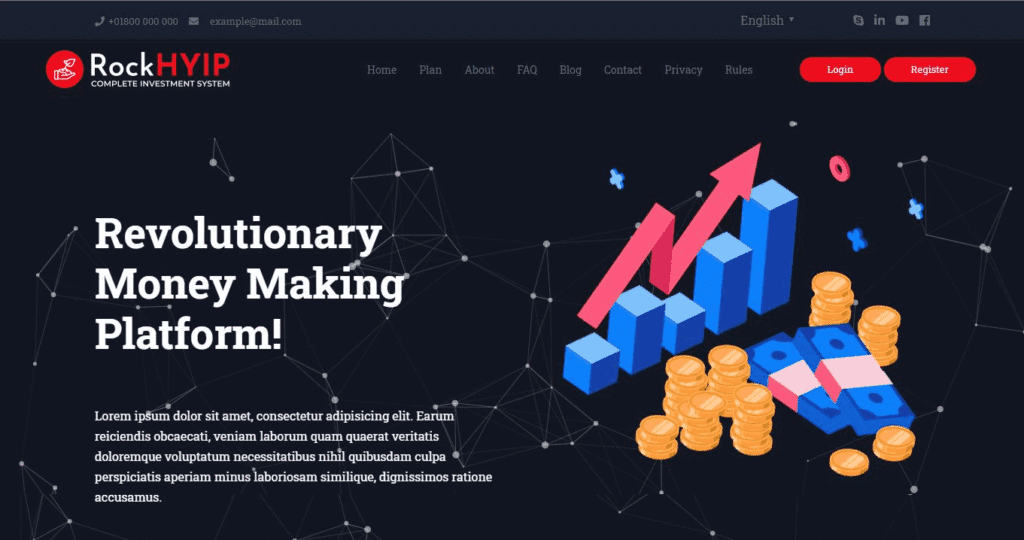 RockHYIP – Complete HYIP Investment System