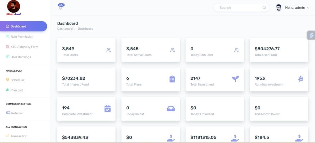 HyipPro- Modern HYIP Investment Platform PHP Script
