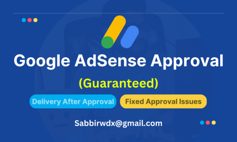 Google AdSense Approval Service