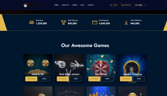 Xaxino Online Casino Platform PHP Script Source Code