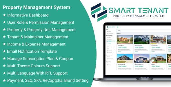 Smart Tenant SaaS Property Management System